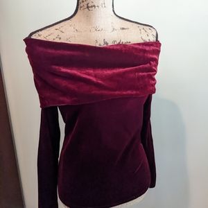 Vintage 80s Chetta B Evening Velvet Top